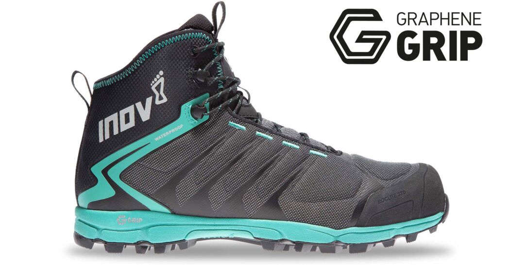 Buty Trekkingowe Inov-8 Roclite G 370 Damskie Czarne/Turkusowe ZLN-095367